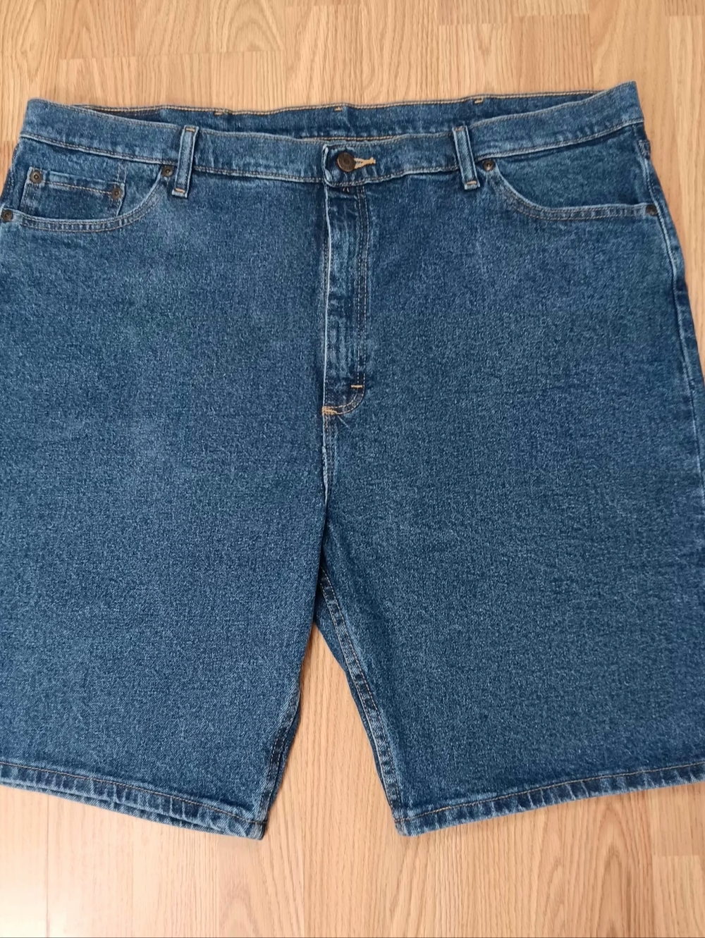 Wrangler‎ Relaxed Fit Denim Shorts Mens Sz 42 Blue Jorts 90s Y2k Style Summer
